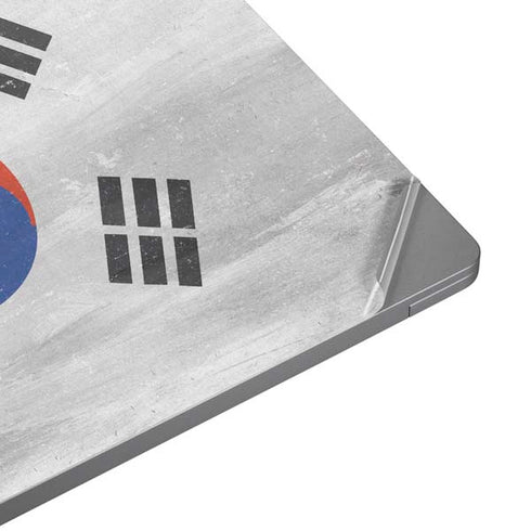 South Korean Flag Distressed Laptop Skins